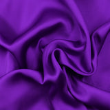 Doublure satin polyester violet aubergine