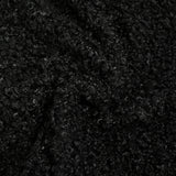 Fausse fourrure Amélie poil mi-long bouclé noir