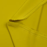 Crêpe sergé de polyester jaune anis