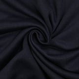 Jersey de polyester french terry bleu marine