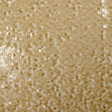 Sequins sur tulle résille ambre