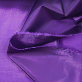 Lamé de polyester rayé violet