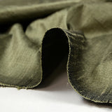 100% olive silk dupion