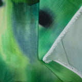 Viscose imprimée brume fond vert