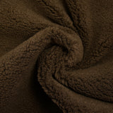 Bombardier simili cuir marron envers mouton marron