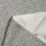 Light light gray thick minkee sweatshirt