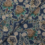 Maille fine Lurex indian spirit fond marine