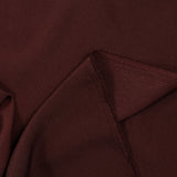 Wine-colored polyester crepe