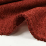 Maille tricot chinée polyester brique
