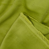 Velours côtelé polyester 2 mm vert pomme