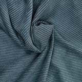 Velours côtelé polyester 4 mm gris acier