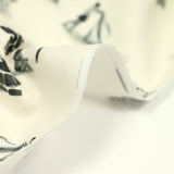 Cotton printed beach ecru background