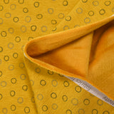Sweat envers doudou pluie de bulles fond jaune