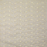 Cotton Vichy embroidered greige background