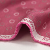 Sweat envers doudou pluie de bulles fond rose