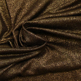 Jersey de viscose fin irisé mordoré fond marron