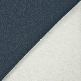 Sweat minkee épais Lurex bleu marine