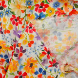 Viscose imprimée Estelle orange