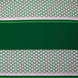 Polyester twill printed with retro lilac and fir green stripes