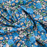 Coton liberty ® Gabriella Gisou bleu au mètre