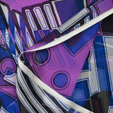 Mousseline Cryble 100% impresa Old School Royer and Violet