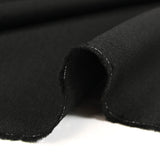 Tissu tailleur 100% laine vierge sergé noir