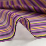 Cruy Mousseline 100% Siller Violet y Stripe amarillo