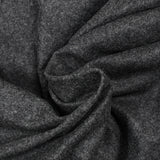 Drap de laine fin gris anthracite