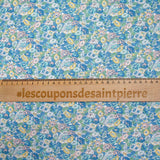 Liberty ® algodón Leontyne Dream azul por metro