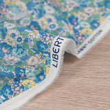 Liberty ® algodón Leontyne Dream azul por metro