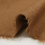 Jersey viscose côtelé marron noisette