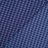 Navy chicken foot jacquard