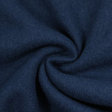 100% dark blue boiled wool