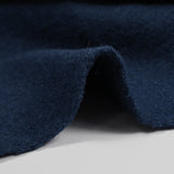 100% dark blue boiled wool