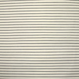 Polyviscose élasthanne rayée noir fond blanc cassé