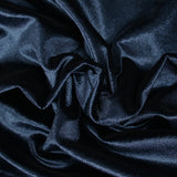 Jersey de velours ras thermocollé bleu nuit