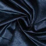 Jersey de velours ras thermocollé bleu nuit