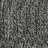 Black and white chevron mixed wool