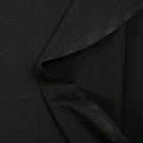 Jersey de coton noir corbeau