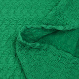 Mint diabolo embossed effect fancy knit