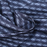 Diagonal polyviscose jacquard sea background