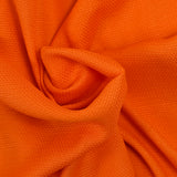 Piqué de viscose fantaisie orange