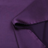 Purple polyester satin