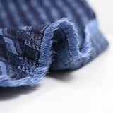 Diagonal polyviscose jacquard sea background