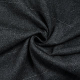 Lana mixta a rayas azul oscuro