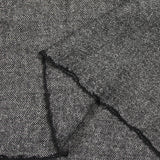 Laine mélangée chevron noir