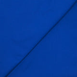 Coton uni bleu roi