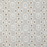 Broderie anglaise Saoirse blanc cassé