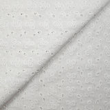 Broderie anglaise Zora blanc cassé