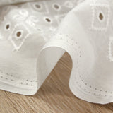 Broderie anglaise Hilda blanc cassé